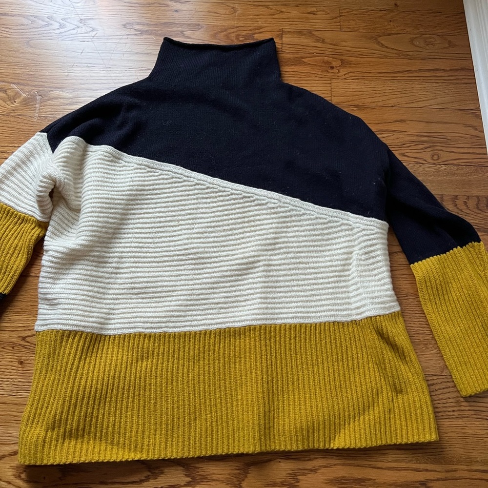Colorblock wool sweater french connection- M